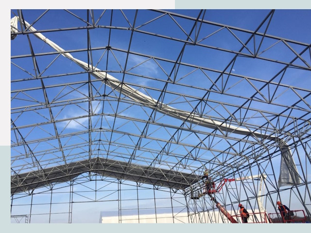 Шатровые ангары от 651 руб. в Шахтах и Ростовской области