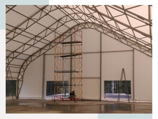 Шатровые ангары в Шахтах