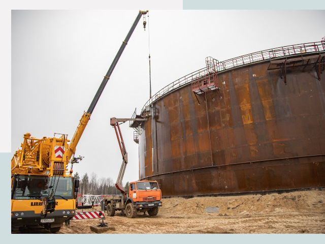 Монтаж резервуаров в Шахтах от 651 руб. за м³