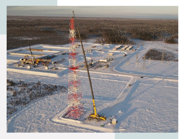 Мачты связи в Шахтах