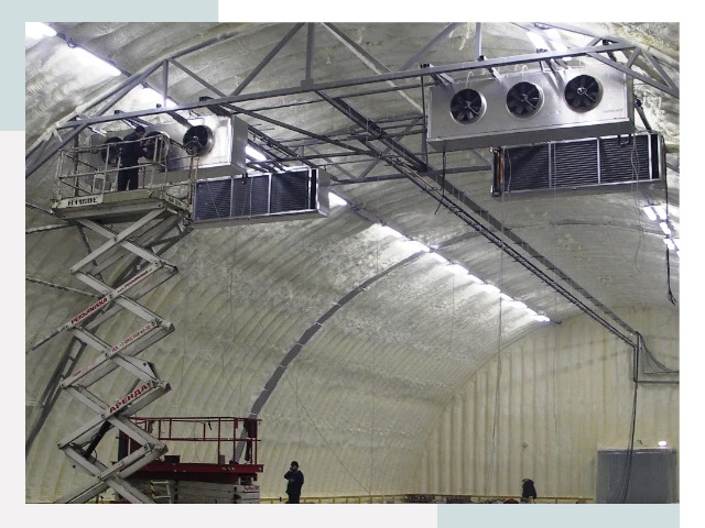 Оснащение ангаров в Шахтах