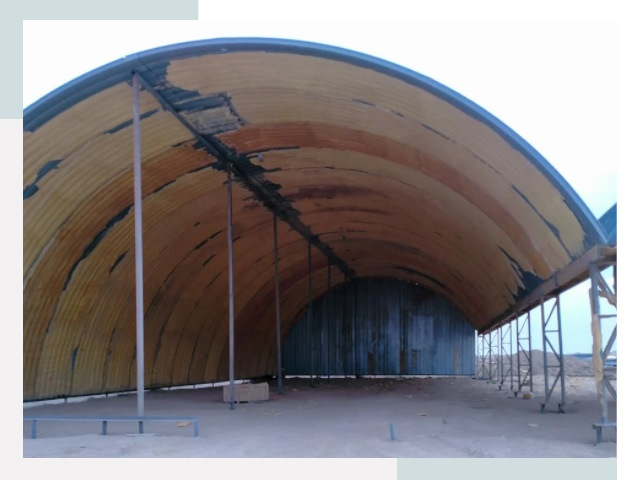 Реконструкция ангаров в Шахтах