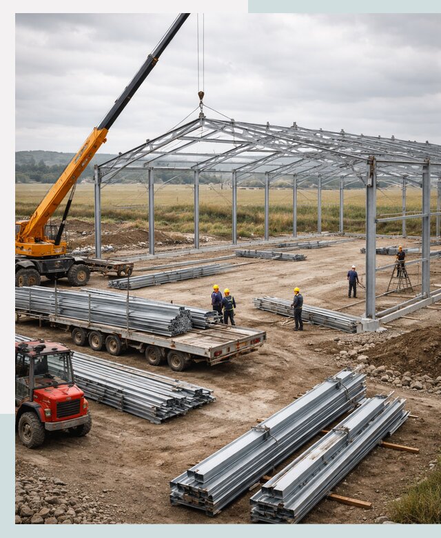 Строительство ангаров для сельхозтехники в Шахтах под ключ