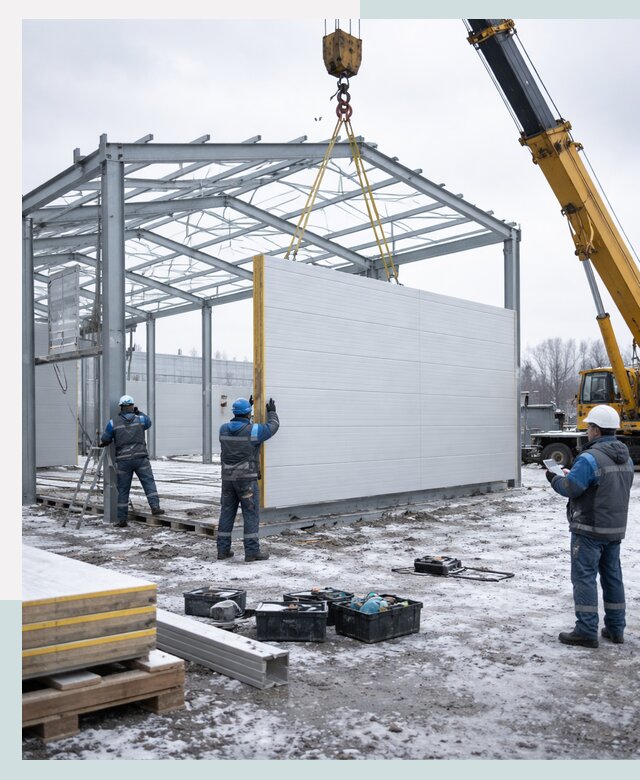 Строительство холодильных складов под ключ в Шахтах