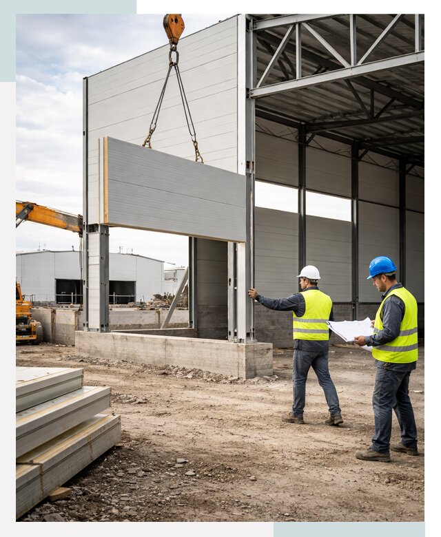 Склад из сэндвич панелей под ключ в Шахтах от 10310 р. | СтальСтрой-Шхт