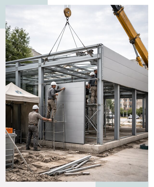 СтальСтрой-Шхт: торговый павильон под ключ в Шахтах от 37986 р.