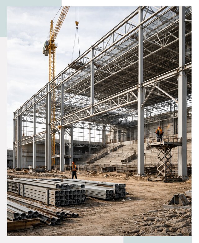 Строительство спортивных комплексов в Шахтах от 32559 р. | СтальСтрой-Шхт